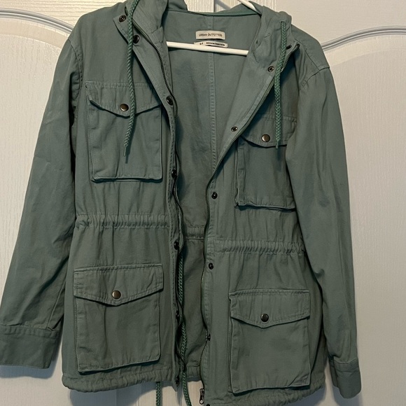 NWOT UO canvas hooded zip up jacket - Picture 3 of 4